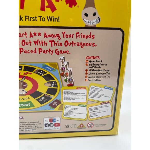 SMART A** TRIVIA BOARD GAME - 2019 EDITION - FACTORY SEALED - Picture 8 of 8